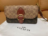 COACH包Beat small 復古印花馬車鏈條包 單肩斜咩