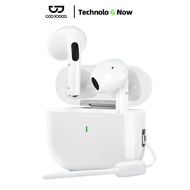 GOOJODOQ J201 หูฟังบลูทูธ หูฟัง Bluetooth 5.3 Ipx5 ไมโครโฟนในตัว A6 Pro หูฟังไร้สาย สมาร์ททัช Type C