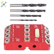 30 45 90 Degree Angle Drill Guide Jig Aluminium Alloy Drill Guide Multi Angel Drilling Fixture for D