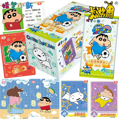 Kayou Official Crayon Shin-chan Vitality Wave Volume 3 Collectible Trading Cards Booster Box, Nohara
