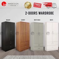 Jordan L31" 2 Doors Wardrobe / Standalone Wardrobe / Open Door Wardrobe