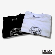 Railindo - Adult Train T-Shirt Model Si Hongeng Locomotive CC 201