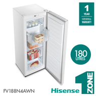 Hisense 180L Upright Freezer  - Model: FV188N4AWN