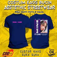 SEHARI JADI! CUSTOM REQUEST KAOS BUCIN STREETWEAR BISA REQUEST PAKAI FOTO SENDIRI SUKA SUKA| AESTHETIC STREETWEAR | KAOS BUCIN | DESAIN AESTHETIC | KAOS VIRAL TIKTOK | PALING LARIS/Kaos custom desain suka suka / Kaos custom satuan / Kaos custom foto /