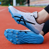 INT@@NEW Men Track Field Shoes Women Spikes Sneakers Athlete Running Training Shoes Lightweight Raci