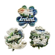 Europe Ireland Resin 3D Fridge Magnets Tourism Souvenir Refrigerator Sticker Handicraft Gift Decorat