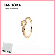 [Duty Free] 100% Latest S925 Pure Silver Jewelry Infinite Lab-grown Diamond Pavé Ring 154158C01