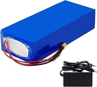 60V 12AH Electric Bike Battery,Rechargeable Battery,with Same Port BMS+67.2V 2A Charger, for 250W-10