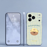 Blue Plaid Bear Phone Case Suitable for OPPO Reno 16Pro 15Pro 15 14Pro 14 13Pro 13 11Pro 10Pro+8T 8P