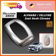 Vellfire /alphard  2015 Front Seat Hooket Chrome Cover  ANH30 AGH30 AH30 accessories