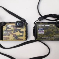( 大熱四防迷彩機皇 ）Nikon AW110 W300 Wifi GPS Digital Camera ( 每個計 ）