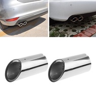 ❤❤ 2xStainless steel Exhaust Muffler Pipe For VW Volkswagen Jetta MK6