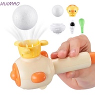 HUIMAO Breathing Exerciser Toys, Cartoon 3-in-1 Balloon Launcher Toy, Multifunctional Funny Release 