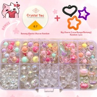 DIY Bead Package Set Aesthetic Bead Set 1 Set of String Complete Box Elastic String