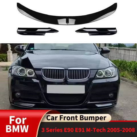 For Bmw 3 Series E90 E91 M-Tech 2005-2008 Sedan 4 Door 320i 330i Auto Parts Car Front Bumper Lip Spl