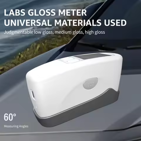 Gloss Meter 60 Angle 0-200GU Professional Lab Glossmeter With Calibration Tile and PC Analysis Type-