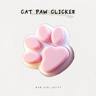 Cat Paw Fidget Clicker Keychain