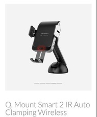 Q.Mount Smart Momax無線智能車充支架 自動開合 支援快充 QC3.0