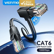 Vention Ethernet Cable Cat 6 Lan UTP Downward Right Angle Ethernet Patch Cable for PC