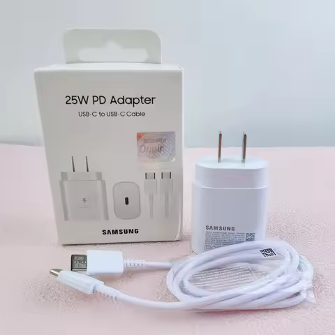 Samsung 25W PD Super Fast Charger Usb Type C Cargador Adapter For Galaxy S26 S25 S23 S21 S22 Plus A5