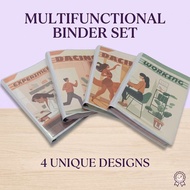 LMC BINDER NOTEBOOK 8 DIVISION GARTERIZED WITH REFILL