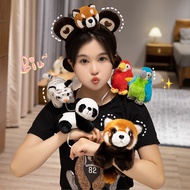 Mainan haiwan peluk bahu, anak patung anjing laut comel, penguin kartun, panda peluk bahu, hadiah ma