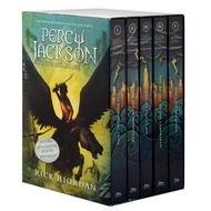 A Book* Percy Jackson Boxed 5 books set Rick Riordan English books หนังสือภาษาอังกฤษ 5 เล่ม