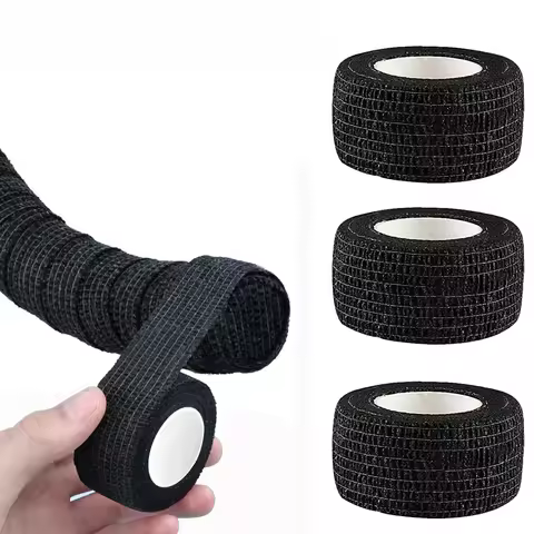Elastic bandage for Horizontal bar Self-Adhesive Anti-Slip Sleeve Wrapped Straps for Dumbbell Barbel