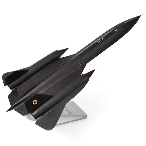 NUOTIE 1/72 SR-71A Blackbird 17.9" High-Altitude Recon Aircraft 17980 Military Diecast Metal Plane M