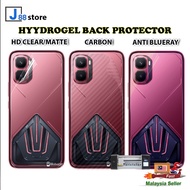 Infinix GT 50 Pro | GT 30 Pro | 30 | GT 20 Pro 5G | GT 10 Pro Back Hydrogel Screen Protector Carbon 