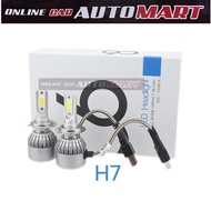 H7 C6 LED Light Car Headlight Auto Head light Lamp 6500k White Light