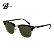 Club Master Classic RB3016 Black Polished/Green Classic RB3016 W0365 49-21