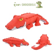Crocodile Green Blue Red Doll Size 9 Inches 3 Colors To Choose From: