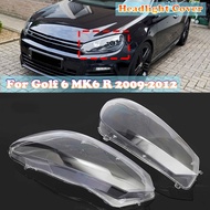 Car Headlight Shell Headlight Lens Replacement Auto Transparent Lampshade for-VW Golf 6 MK6 R 2009-2
