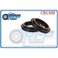 R RCP Front Fork Oil Seal Soil Anti-Dust Jacket High Pressure Double Spring CB1300 CB 1300 98~02 Tai