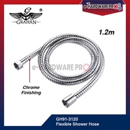 Grahan 1.2m / 1.5m/ 1.8m SUS304 Stainless Steel Shower Hose for Bathroom Flexible Shower Hose For Bi