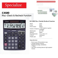 Casio Calculator DJ-120D Plus -Check & Recheck Function