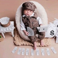 Baby boss costume baby boss clothes newborn suit baby suit baby clothes newborn photo props baby pho