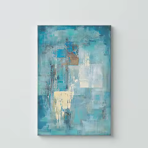 Mintura,Hand-Painted Texture Abstract Oil Painting on Canvas,Morden Large Size Wall Art,Pictures for