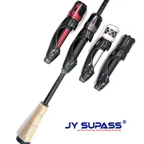 JY SUPASS BYS custom fishing rod custom reel seat carbon Fishing Rod Cork Handle for rod repair Fish