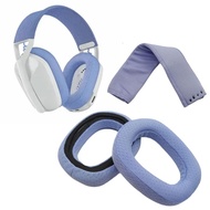 แผ่นรองศีรษะเบาะฟองน้ำหูฟังนุ่มสำหรับหูฟัง G435สวมใส่ติดตั้งง่ายสบาย