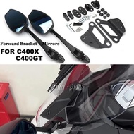 Motorcycle Accessories Mirrors Forward Moving Bracket Kit adjustable Rearview Mirror For BMW C400 GT