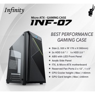 Infinity F05, F02 & f06+250W mATX RGB - GAMING CASE PC Computer CASE INF-05,02 &06