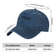 Ready Stock AECOM Logo Adult Washed Cowboy Hat 100% Cotton Curved Brim Sun Hat Simple Casual All-Mat