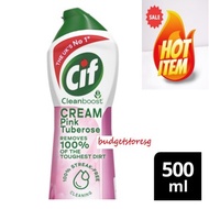 CIF Pink Cleanboost Tuberose Cream Cleaner  - 500 mL