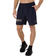 ASICS :  2031E898.400 ASICS HEX GRAPHIC WOVEN 7IN SHORT MEN กางเกงขาสั้นผู้ชาย ของแท้