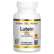 [PRE-ORDER] CALIFORNIA GOLD NUTRITION LUTEIN WITH ZEAXANTHIN 10MG 120 VEGGIE SOFTGELS - EYE HEALTH  