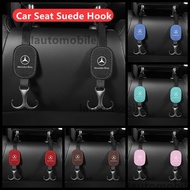 Car Seat back Hook Car Hook Strong Car Seat Headrest Hook Backseat Hanger for Mercedes Benz C E S ML Class W204 W205 2014-2018 W212 W221 W213 GLK X204 C200 CLA CLS GLA GLC GLE GLS