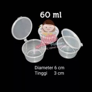 (100PCS Contents - CS klip 60ml) Sauce cup clip 60ml/ plastic mayonnaise cup / chili sauce cup plus 