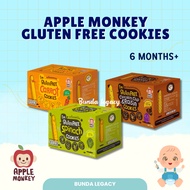 BABY COOKIES GLUTEN FREE BISKUT GLUTEN FREE APPLE MONKEY SNACKS BABY FOOD